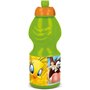 ALMACENESADAN, 5016, Pack retour à l'école Looney Tunes; composé de Bouteille sport 400ml et sandwich rectangulaire multicolore,