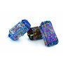PracticDomus Trousse de rangement triple avec fermeture éclair individuelle, trousse pour matériel scolaire et voyage, Espace, T