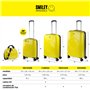 Lot de Valises Soute Avion 4 roulettes - Sets de Bagages