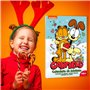 dekora - Calendrier de l'Avent Garfield - Avec 24 chocolats - Total 50 g - Chocolat au lait - Colorants naturels - Spécial Noël