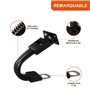 Sovica Support Telephone Moto Scooter Etanche Etui de Protection Visiere antireflet valable pour Les Telephones Portables jusqu'