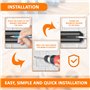 Barre aimantée pour outils 6 pieces 33 cm x 5 cm barre magnetique outils arre magnetique outillage support magnétique outils por