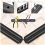 Barre aimantée pour outils 6 pieces 33 cm x 5 cm barre magnetique outils arre magnetique outillage support magnétique outils por