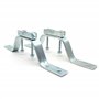 DOJA Barcelona | Suport Antenne | Pack 2 | Fixation Murale | Pour Mat Antenne Ø 25mm à Ø 50mm | En Acier | Support Fixation Ante