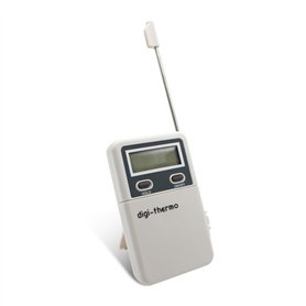 DOJA Barcelona | Thermomètre Digital Portable avec Sonde | Pack 1 | Thermometre Digital 1M | -50°C+300°C | 107x59x19mm | Cuisine