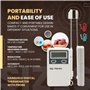 DOJA Barcelona | Thermomètre Digital Portable avec Sonde | Pack 1 | Thermometre Digital 1M | -50°C+300°C | 107x59x19mm | Cuisine
