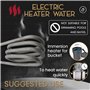 DOJA Barcelona | Bouilloire Immersion | 1500W | Bouilloire Electrique | 400x100mm | Resistance Electrique D'Immersion Pour Seau 