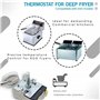 DOJA Barcelona | Thermostat Friteuse Compatible Avec EGO | Sonde Friteuse | Plage Temperature 50ºC-205ºC | 20 Ampères | Regulate