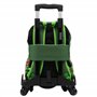 Sac à dos école Minecraft Crazy + chariot Toybags avec 4 roulettes pivotantes - poche principale et poche avant - compartiment p