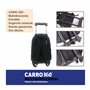 Sac à dos école Minecraft Crazy + chariot Toybags avec 4 roulettes pivotantes - poche principale et poche avant - compartiment p