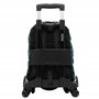 Sac à dos école Minecraft Greeny + chariot Toybags avec 4 roulettes pivotantes - poche principale et poche avant - comprend un c