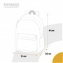 Sac à dos école Minecraft Greeny + chariot Toybags avec 4 roulettes pivotantes - poche principale et poche avant - comprend un c