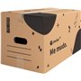 packer PRO Lot de 10 Boîtes en Carton pour Déménagement et Rangement avec Poignées