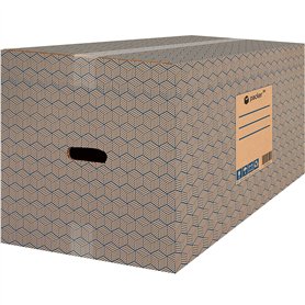 packer PRO Lot de 10 Boîtes en Carton pour Déménagement et Rangement avec Poignées