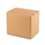 Lot de 20 boîtes en carton avec rabats fabriqués en carton ondulé à deux vagues pour emballage ou transport de haute protection.