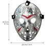 Fartoni Masque Terreur ou Peur Vendredi Halloween. Masque Terreur ou Peur Hockey. Masque ou Masque pour Halloween. Accessoire de