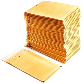 Enveloppes rembourrées en papier bulle en polyéthylène