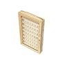 Grande vitrine pour collection de dés à coudre. Dimensions (largeur x profondeur x hauteur) : 30 x 6,5 x 54 cm. Dimensions intér