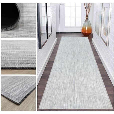 Tadi & Imperio1979 Tapis Long en Vinyle tressé pour Couloir