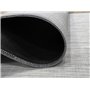Tadi & Imperio1979 Tapis Long en Vinyle tressé pour Couloir, Cuisine ou Chambre à Coucher, Couleur Ivoire Argent Haute résistanc