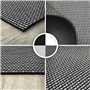 Tadi & Imperio1979 Tapis Vinyle tressé - Tapis Vinyle - 40 x 40 cm - Tapis extérieur - Tapis de Cuisine - Tapis Vinyle Cuisine -
