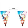 BeenSmile, BANDERIN Power Rangers Fanion pour enfants Décoration Anniversaire Enfant Articles de Fête Célébration Anniversaire 1