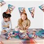 BeenSmile, BANDERIN Power Rangers Fanion pour enfants Décoration Anniversaire Enfant Articles de Fête Célébration Anniversaire 1