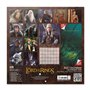 Grupo Erik - Calendrier Mural 2025 Le Seigneur des Anneaux | Calendrier Mensuel 30x60cm - De Janvier 2025 à Décembre 2025