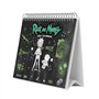 Grupo Erik - Calendrier de Bureau 2025 Rick et Morty | Calendrier Mensuel 18x20cm - De Janvier 2025 à Décembre 2025