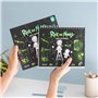 Grupo Erik - Calendrier de Bureau 2025 Rick et Morty | Calendrier Mensuel 18x20cm - De Janvier 2025 à Décembre 2025