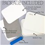 Hartem - Palette Humide pour Peintures à Base d'eau | Comprend 2 Éponges + 50 Feuilles de Papier Semi-Perméable | Idéal pour Les