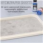 Hartem - Palette Humide pour Peintures à Base d'eau | Comprend 2 Éponges + 50 Feuilles de Papier Semi-Perméable | Idéal pour Les
