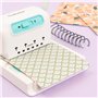 Craftelier - Mini relieuse Minty Duo Binding Machine : Compatible avec les spirales de jusqu'à 1" de diamètre et à anneaux de di