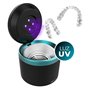 Cecotec Nettoyeur à Ultrasons Gouttière Dentaire et Prothèses ToothCare EasyClean. Nettoyage par Vibrations Ultrasoniques, Lumiè
