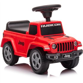DEVESSPORT Jeep Rubicon Poussette sans pédales avec rangement sous le siège Rouge 12-36 mois