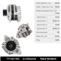 TESLA TECHNICS TT11281 PRO Alternateur de voiture 12V, 150 A. Compatible avec BMW. Excellent relation qualité - prix. Installati