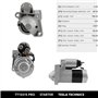 TESLA TECHNICS TT15315 PRO. démarreur de voiture 12V. demarreur moteur 1.40 KW démarreur compatible avec DACIA. NISSAN. RENAULT.