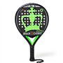 Black Crown - Raquette de Padel Snake - Forme Ronde - Puissance - Poids 355 GR - Cadre 38 mm avec Double Tube en Fibre de Carbon