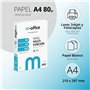 Lot de 5000 feuilles A4 80 g Papier multifonction pour imprimante jet laser A4 Feuilles A4 210 x 297 mm Idéal pour le bur
