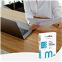 Lot de 5000 feuilles A4 80 g Papier multifonction pour imprimante jet laser A4 Feuilles A4 210 x 297 mm Idéal pour le bur