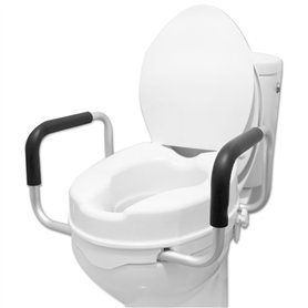 PEPE Mobility Rehausseur WC Adulte avec Accoudoir (10 Cm Hauteur)