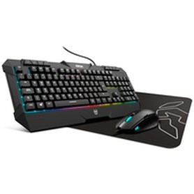 Clavier et Souris Gaming Krom Kunai Espagnol Qwerty