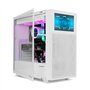 NOX XTREME PRODUCTS HUMMER BIOS - Semitower ATX | M-ATX | ITX, écran LCD 8 » personnalisable, face avant en métal maillé, face l