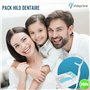 Vidaprime Fils Dentaire 200 Unités Porte-fil dentaire - Arc Dentaire Réutilisable Fil Dentaire pour Enfants et Adultes Cure dent