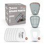 RSM Kit d'Accessoires pour Couverture de Visage 6 Cotons Filtrants 2 Cartouches Filtrants 2 Couvercles