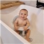 Ms Elfi Siège de bain pliable ergonomique antidérapant et sûr avec barre pour un positionnement facile du bébé Avec ventouses po