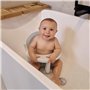 Ms Elfi Siège de bain pliable ergonomique antidérapant et sûr avec barre pour un positionnement facile du bébé Avec ventouses po