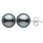 Boucles d'oreilles en Perles de Tahiti authentiques de 9 mm