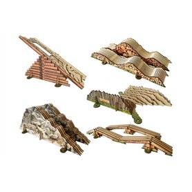 Toyswd Kit de 5 obstacles pour circuit 1/24 RC Crawler Park