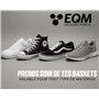 EQM – ECO-221 – Nettoyant Professionnel pour Baskets – 500 ml – Formule Concentrée pour Cuir, Toile et Maille – Nettoyage en Pro